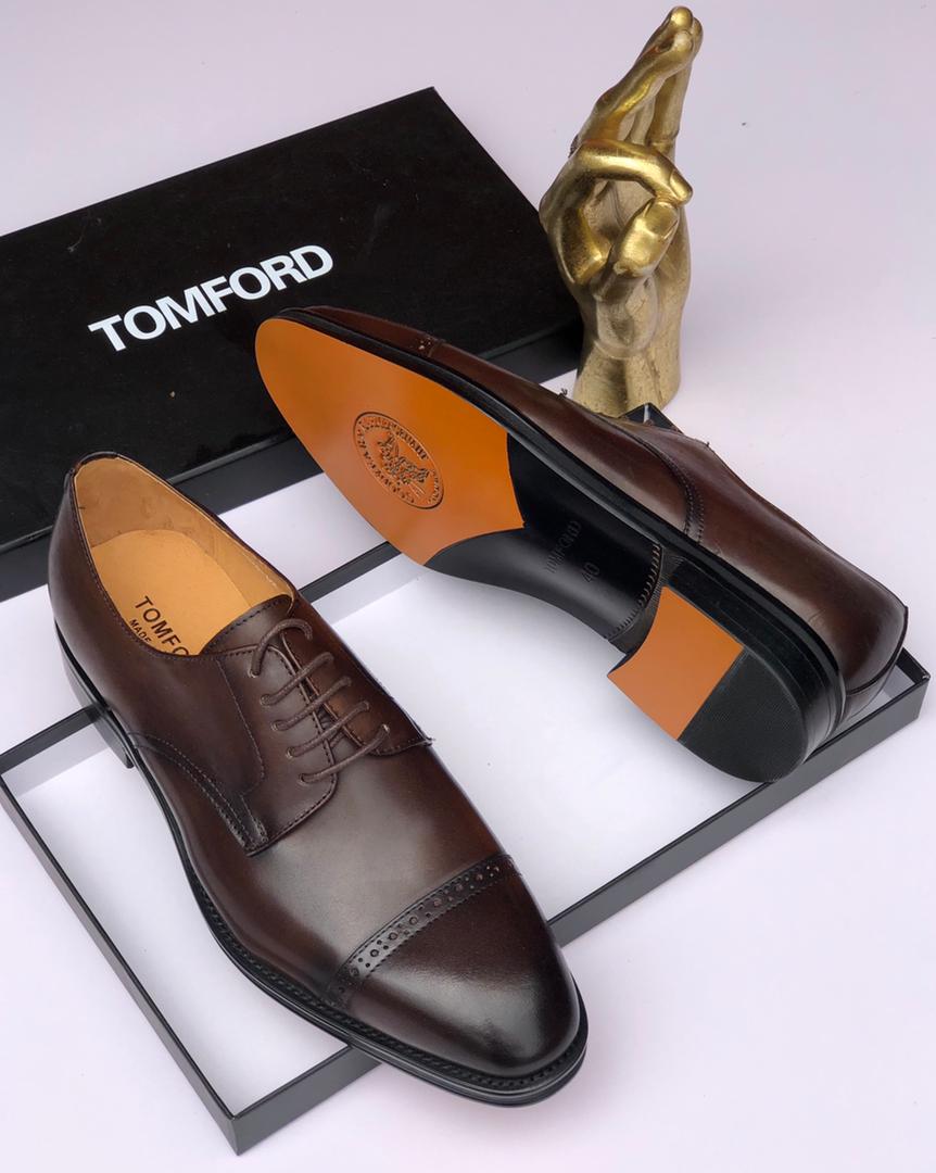 Tom Ford Mens Brown Leather Oxford Shoes Tom Ford Mens Brown Leather Oxford Shoes