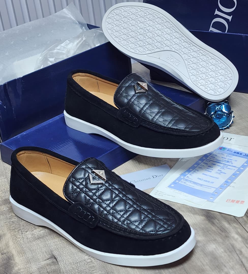 Black Quilted Slip On Shoes Black Quilted Slip On Shoes