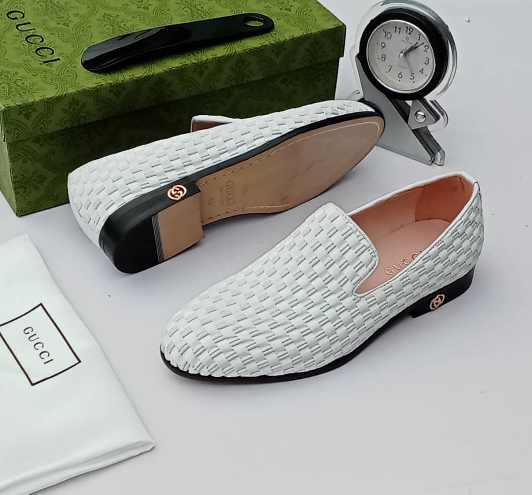 White Woven Mens Slip On Loafers White Woven Mens Slip On Loafers