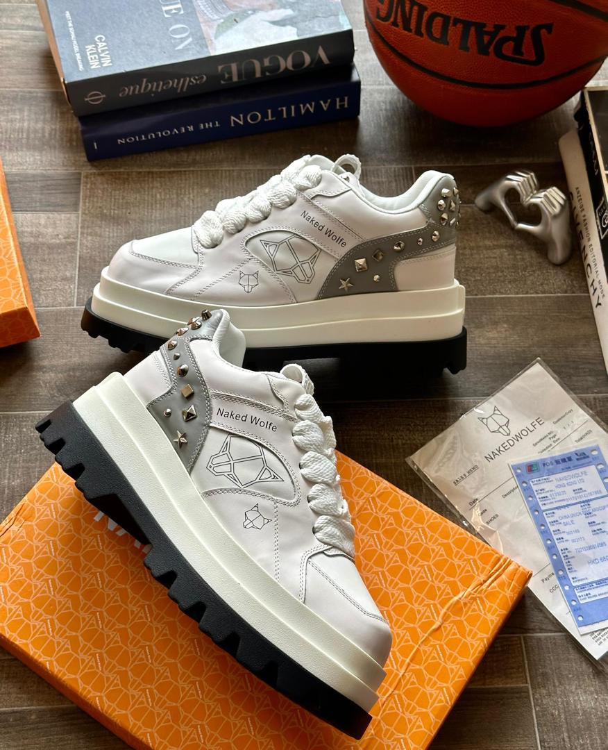 Naked Wolfe white platform sneakers Naked Wolfe white platform sneakers