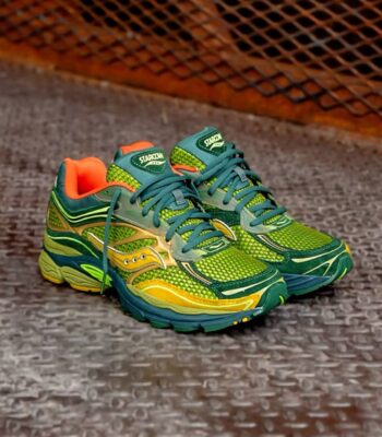 Starcow x Saucony ProGrid Omni 9 Nature Acts Man Does Mens Luxury Sneakers Casual Shoes