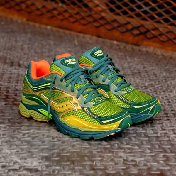 Starcow x Saucony ProGrid Omni 9 Nature Acts Man Does Mens Luxury Sneakers Casual Shoes