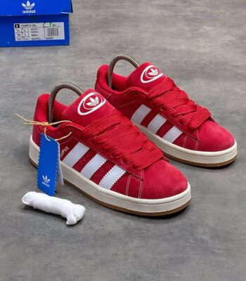 Adidas Campus 00s Better Scarlet Cloud White Off White Mens Luxury Suede Sneakers Casual Shoes